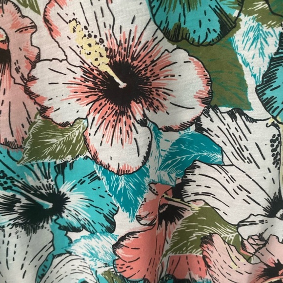 H&M Relaxed Sleeveless Blue and Pink Tank Top - Picture 5 of 5